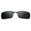 Clip-on Solglasögon Metall Grön 37x59mm