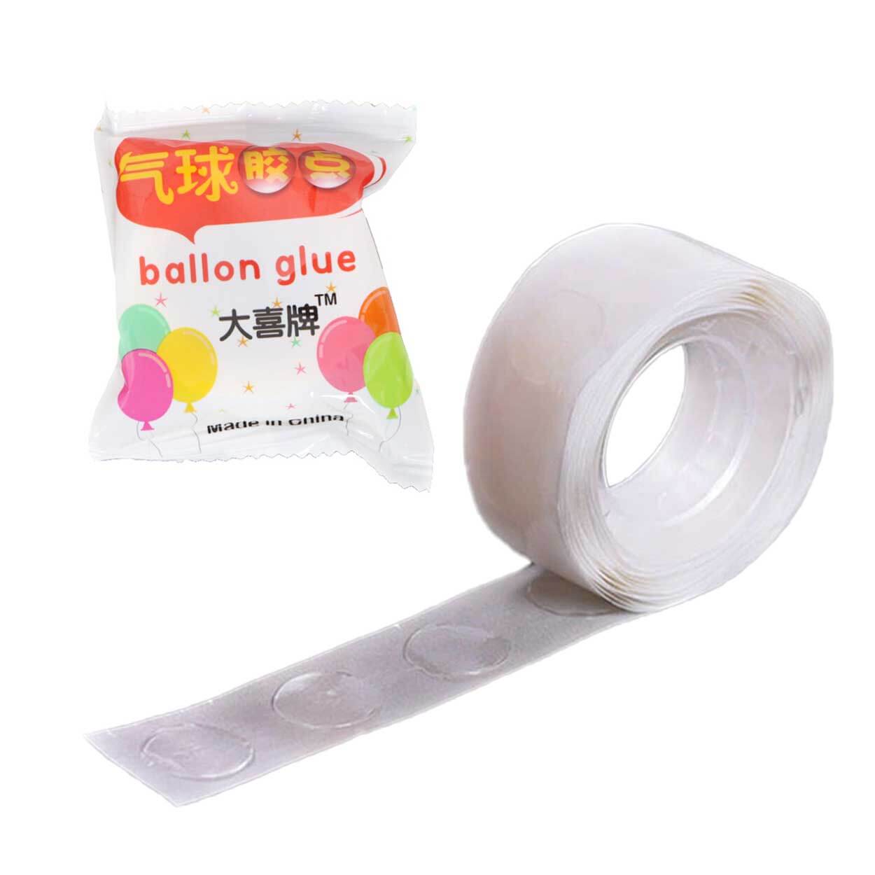 2-pack självfästande ballongklister - självhäftande ballonglim