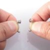 Magnetisk fake näsring septum näspiercing silver