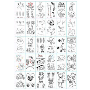 30-pack Temporära Tatueringar Faketatueringar Fejk Fake Tattoo