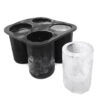2-pack isform shotglas bakform glas is iskubsform silikon