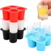 2-pack Isform Shotglas Bakform Glas Is Iskubsform Silikon