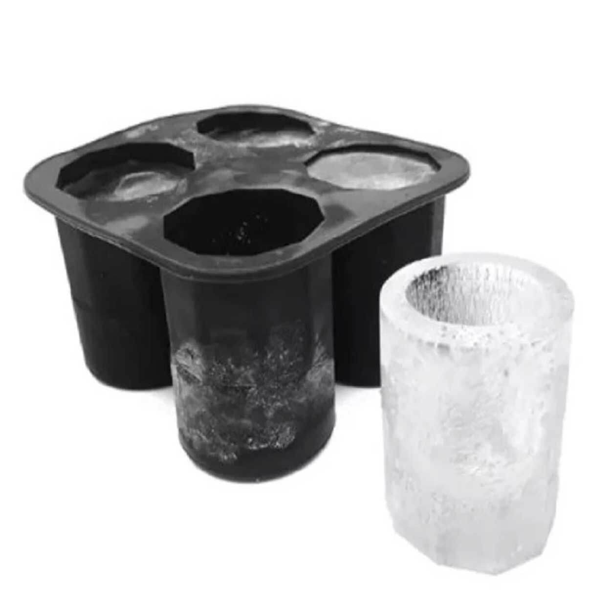 2-pack isform shotglas bakform glas is iskubsform silikon