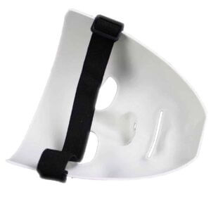 3-pack Vit Mask - Dekorera - Färglägg - Halloween Fest Maskerad