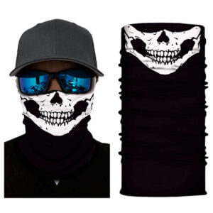 Multi tubscarf halsduk ansiktsmask bandana skelett