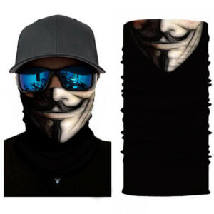 Multifunktionell halsvärmare ansiktsmask bandana vendetta