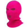 Balaklava skidmask rånarluva neon rosa