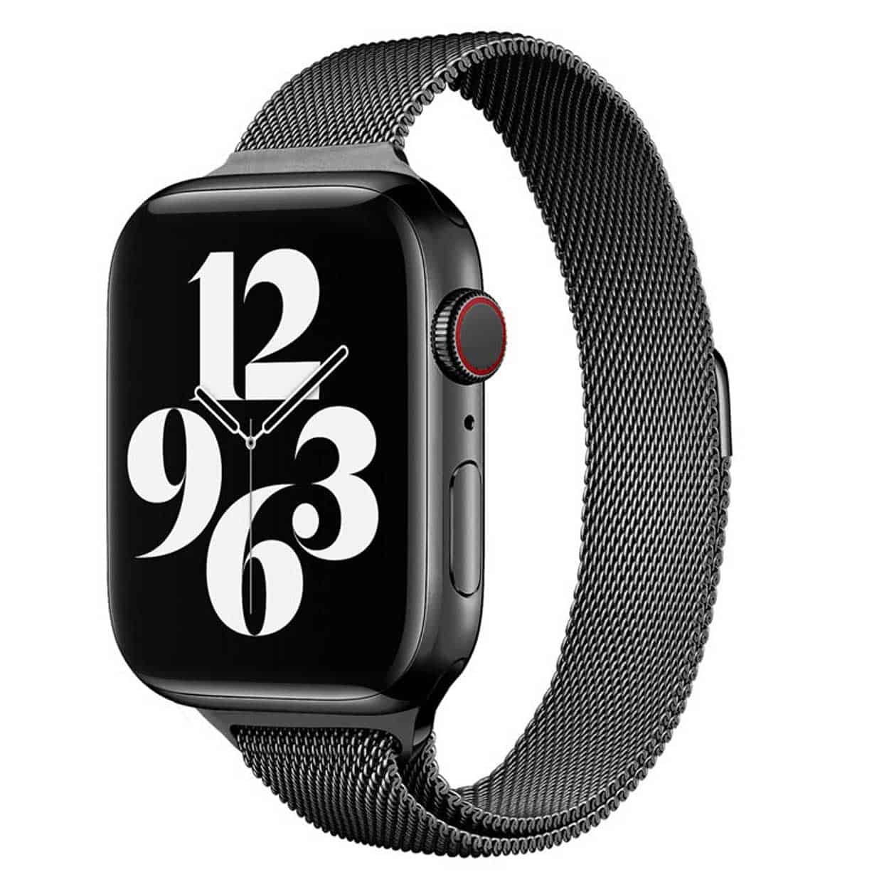 Smalt apple watch milanese mesh armband 42/44/45 silver