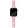 Smalt apple watch silikonarmband 42/44/45 rosa