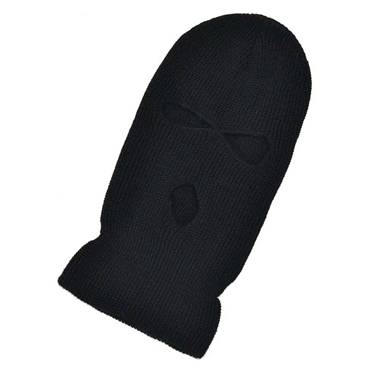 Balaklava rånarluva skidmask svart
