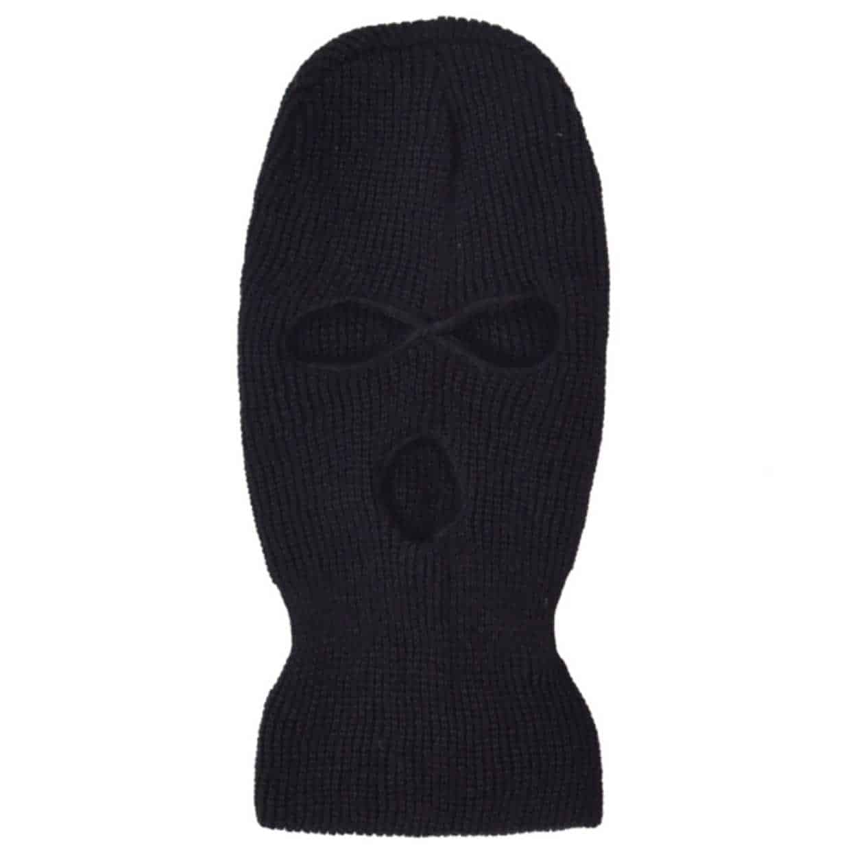 Balaklava rånarluva skidmask svart
