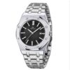 Iik collection klocka silver svart - modern herrklocka steel