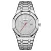 Iik Collection Klocka Silver Vit - Modern Herrklocka Steel