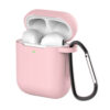 Ljusrosa Airpods 1/2 Väska Fodral Stötsäkert Skyddsfodral