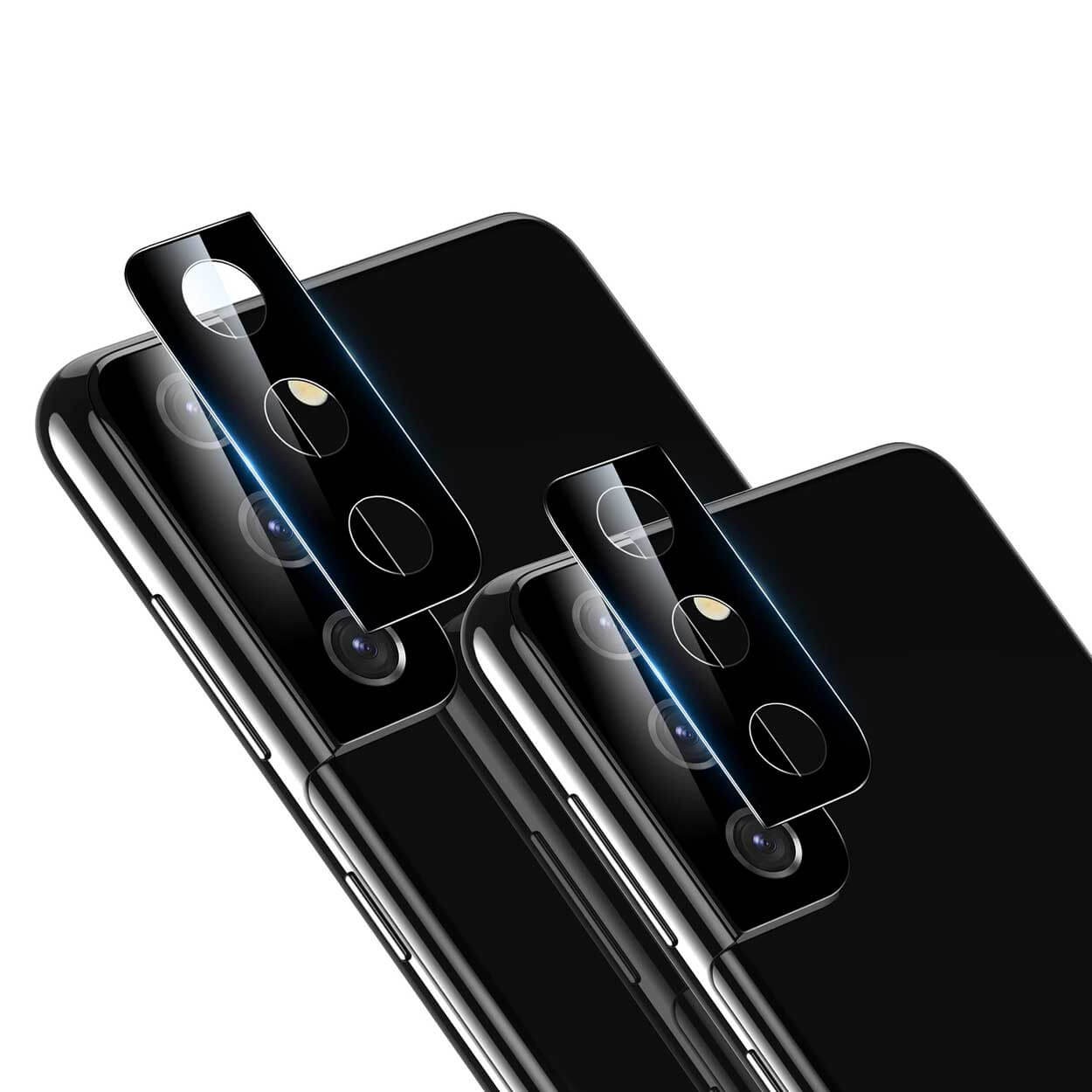 2-pack heltäckande galaxy s21 plus kameralinsskydd glas