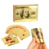 Guldpläterade Spelkort Poker Kortlek I Guld Dollar