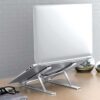 Portabelt vikbart laptopställ - ergonomiskt laptopstativ svart