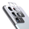 Galaxy S21 Ultra Linsskydd Skydd För Kamera Kameralins Silver