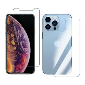 2-pack Iphone 11 Pro Max Displayfilm + Skyddsfilm För Baksida
