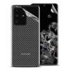 Galaxy S20 Ultra Displayfilm + Kolfiber Skyddsfilm För Baksida