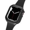 Apple watch 38/40/41mm tpu skal case bumper svart