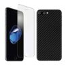 Iphone 8 Plus Displayfilm + Kolfiber Skyddsfilm För Baksida