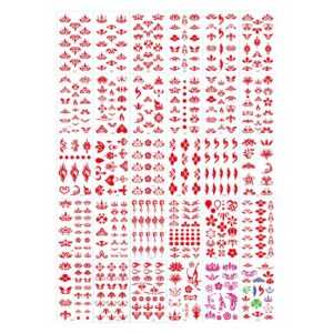 30-pack Röda Gnuggisar Temporära Fake Tatueringar