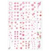 30-pack Temporära Fake Tatueringar Gnuggisar Sakura Blommor