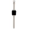 Apple Watch 42/44/45 Läderarmband Grå Slim