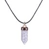 Halsband Med Vit Howlit Energisten Av Resin Quarts