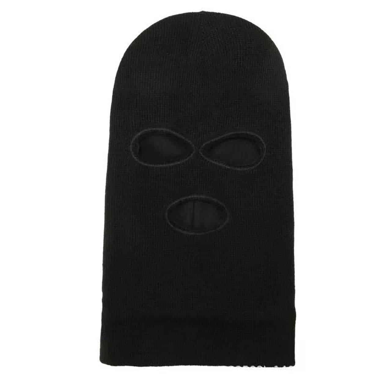 Rånarluva balaklava skidmask svart