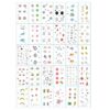 Fake Tatueringar 30-pack Temporära Gnuggisar Figurer