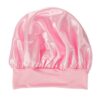 Sovmössa - satin bonnet - sleep cap svart one size