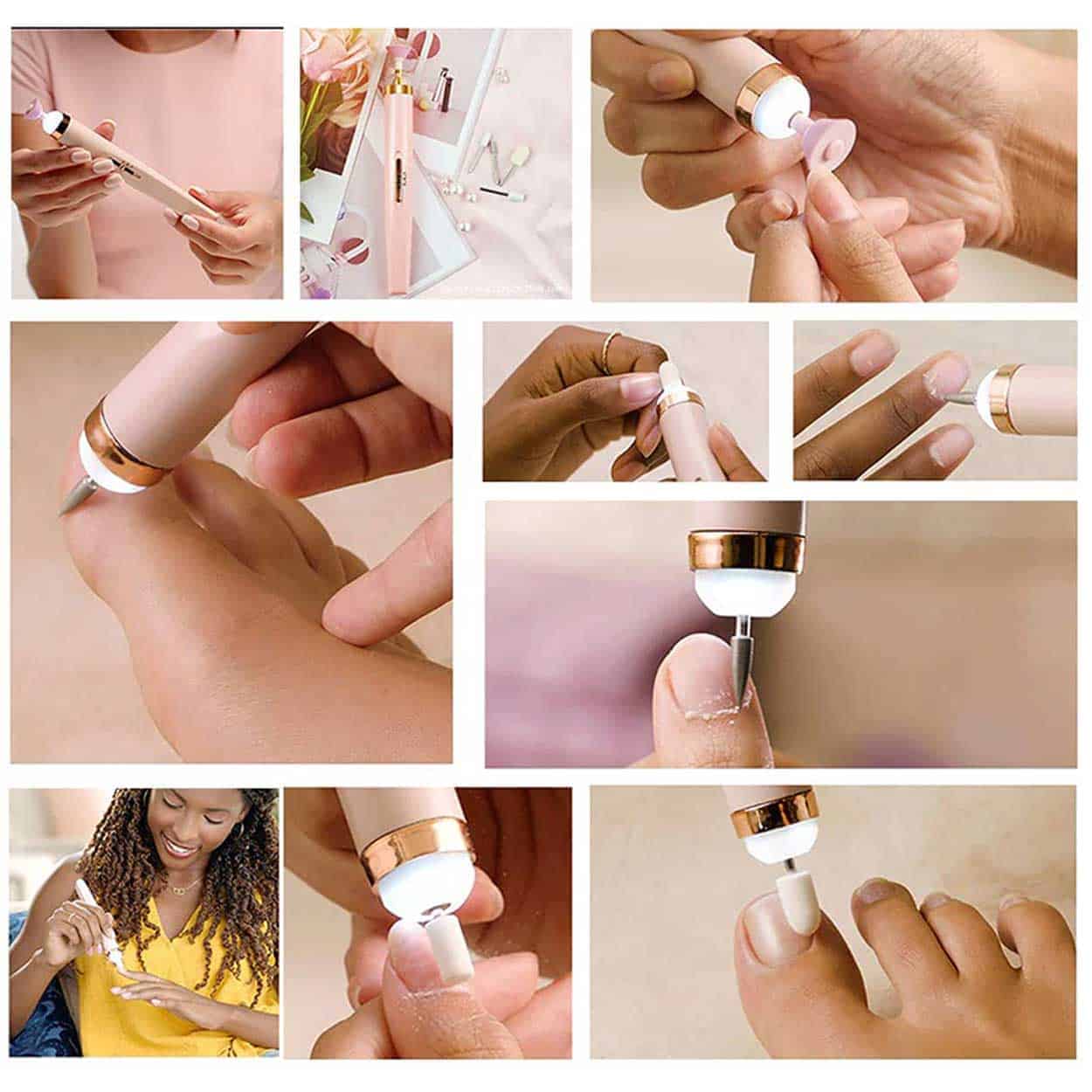 Elektrisk nagelfil - elfil - 5 bitsar