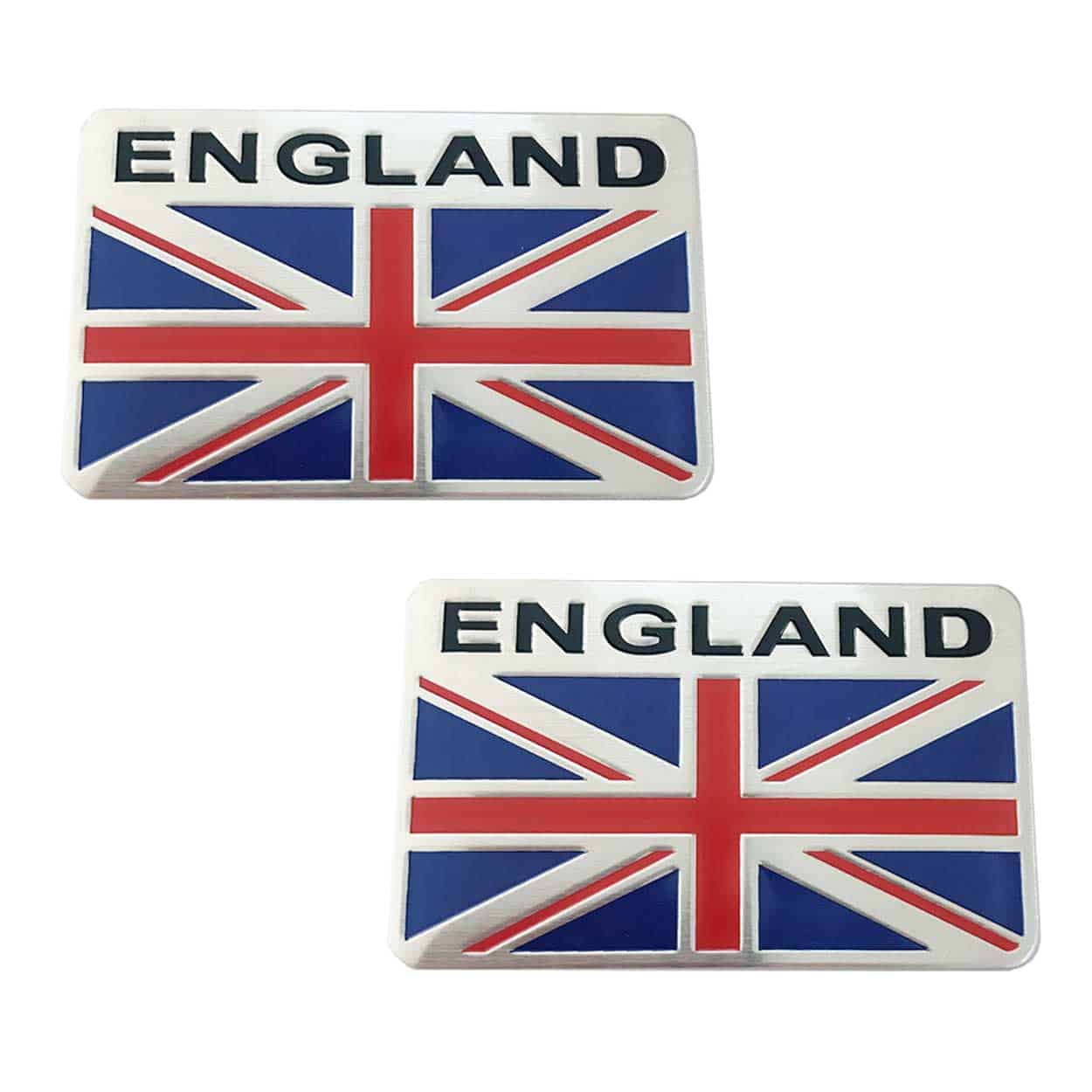 England united kingdom bildekal 3d dekal för bil 2-pack