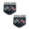 England Bildekal 3d Retro Race Dekal För Bil 2-pack