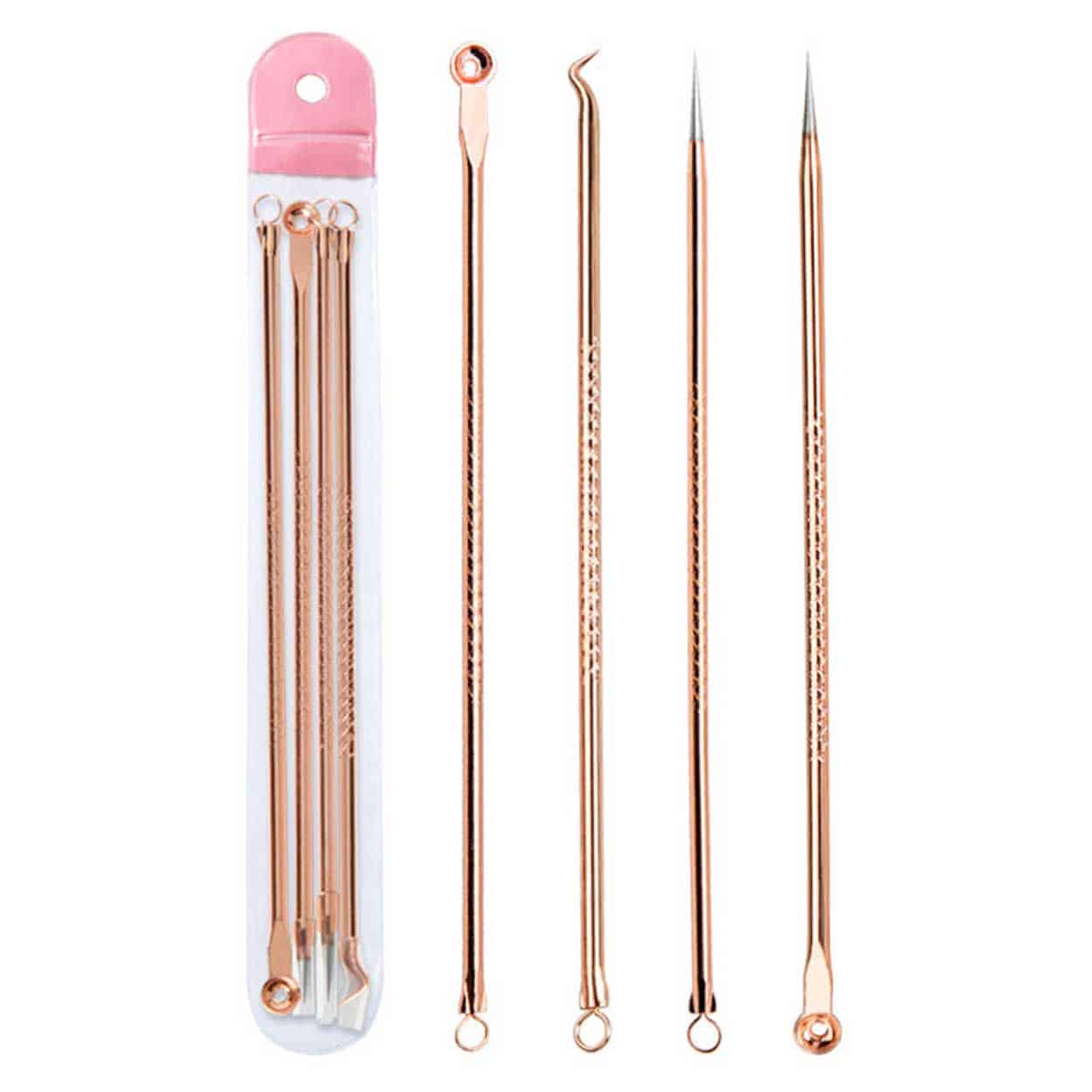 Pormaskklämmare 4-pack - tar enkelt bort pormaskar silver