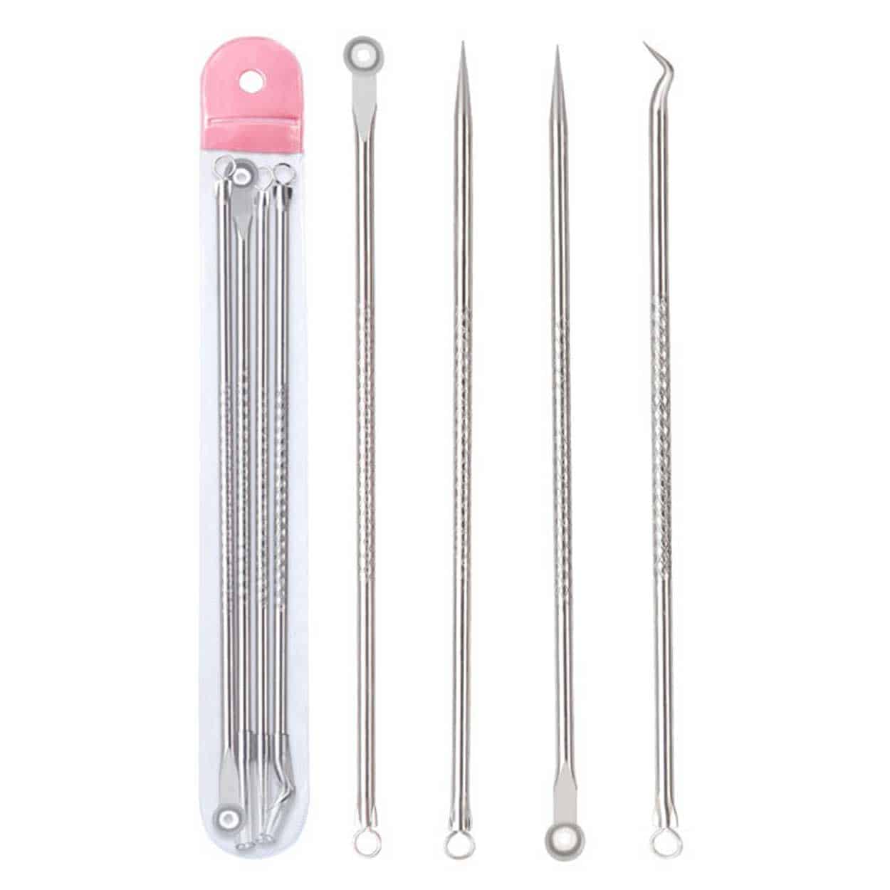 Pormaskklämmare 4-pack - tar enkelt bort pormaskar silver