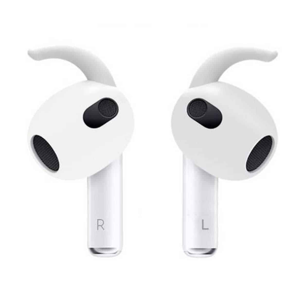 Airpods 3 öronkrokar - silikon earhooks vit