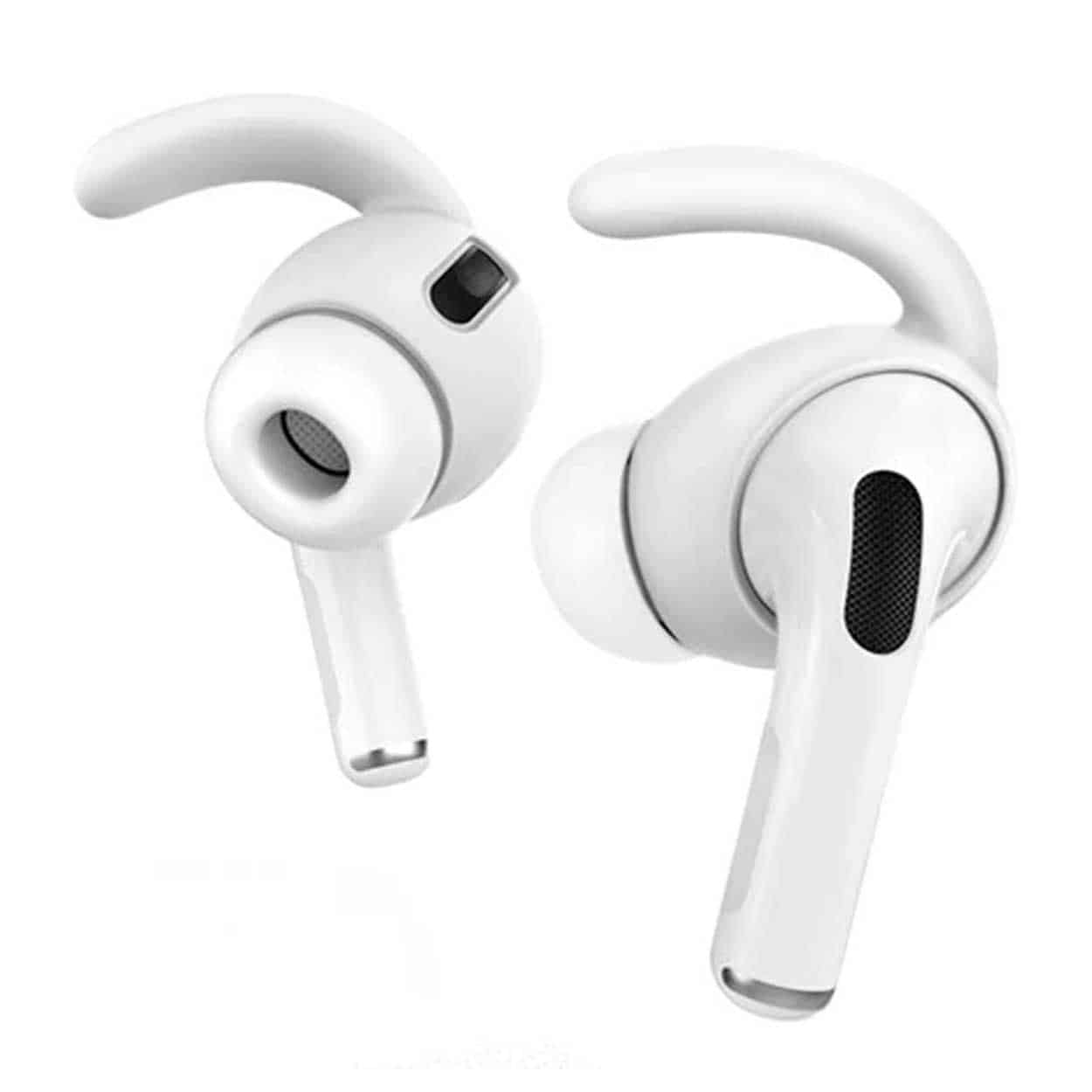 Airpods pro öronkrokar - silikon earhooks vit