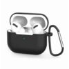 Airpods 3 Fodral Stötsäkert Skyddsfodral Silikon Svart