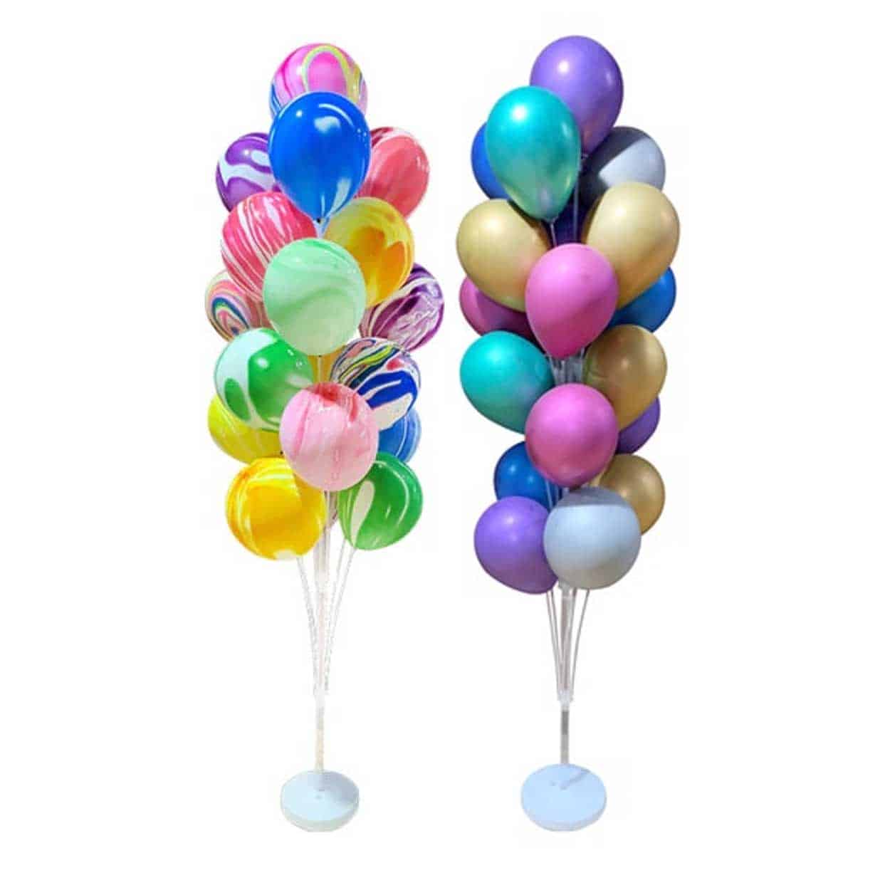 Ballongställ - 1,6m hållare för 19 ballonger 2-pack