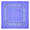 Bandana scarf sjal snusnäsduk paisleymönster ljus lila