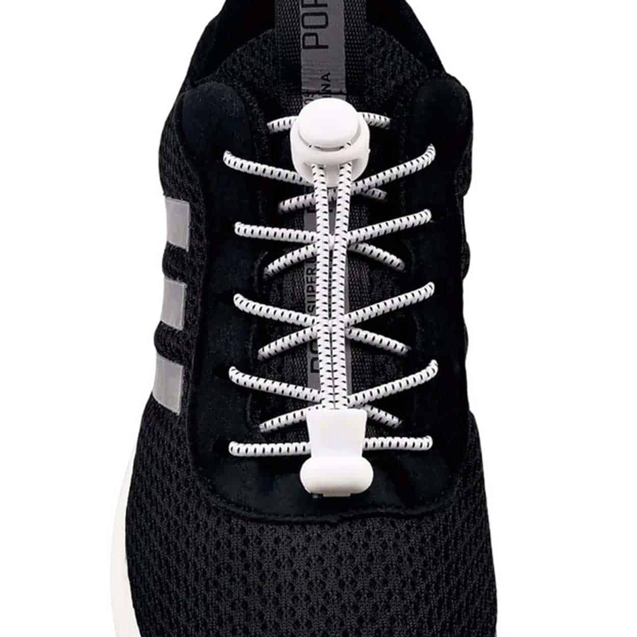 Elastiska skosnören (inklusive dragsko) - no tie shoelaces - rosa