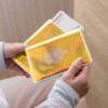 Reflektivt genomskinligt passfodral - holografisk passhållare