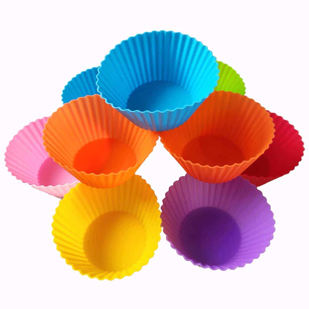Silikon muffinsformar / bullformar - 12-pack bakformar