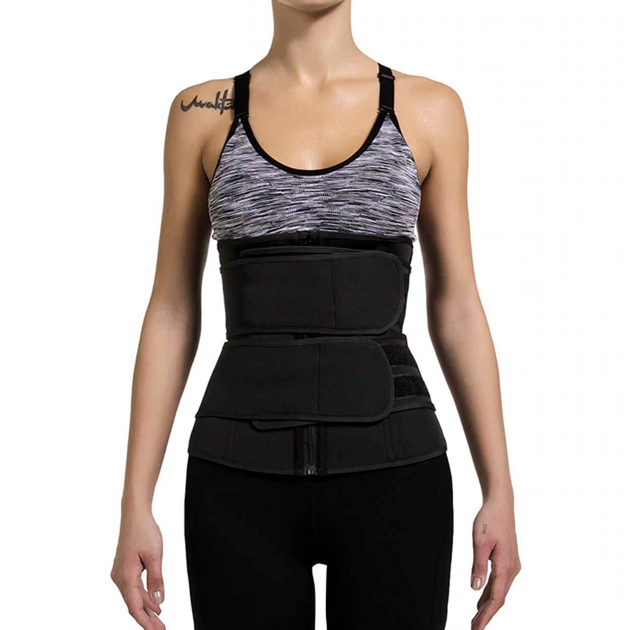 Waist shaper träningskorsett - ab-shaper midjebälte med sauna effect