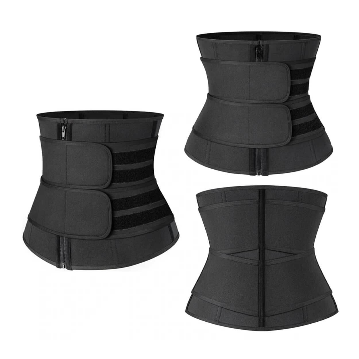 Waist shaper träningskorsett - ab-shaper midjebälte med sauna effect