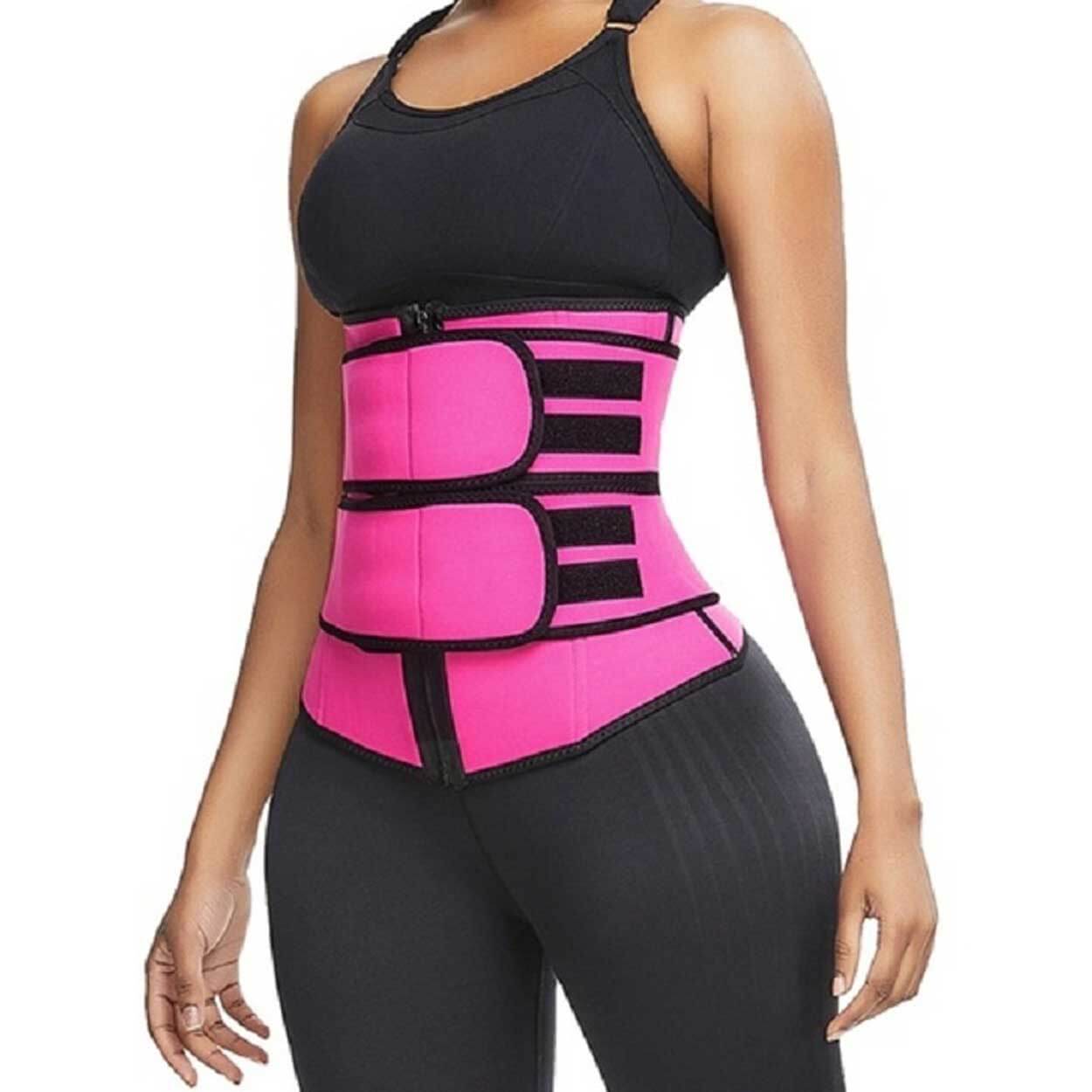 Waist shaper träningskorsett - ab-shaper midjebälte med sauna effect