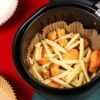 Air fryer papper 100-pack - 20cm engångspapper för luftfritös